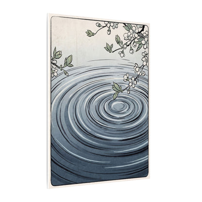 Calm Water Ripple Canvas Art - Ukiyo E Inspired Zen