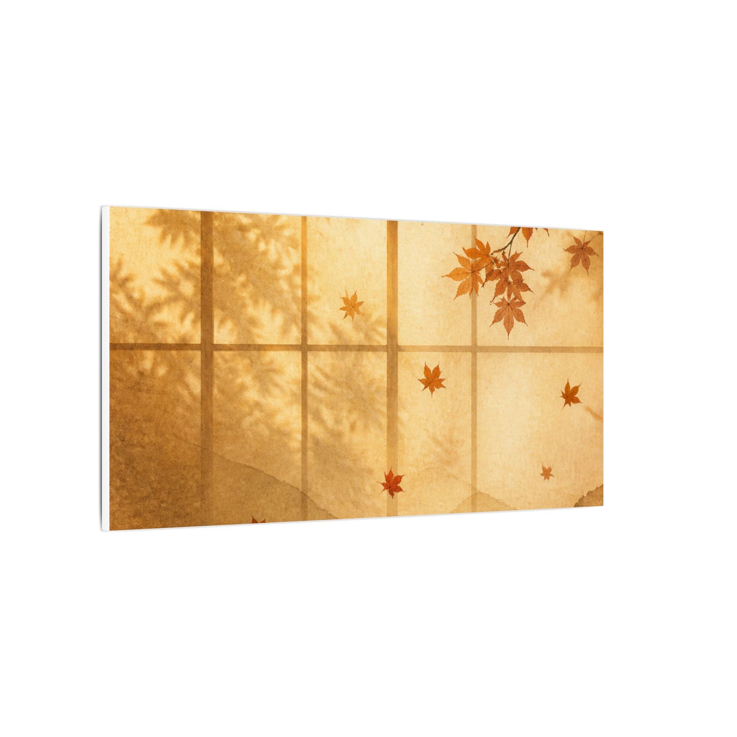 Shoji Screen Texture Canvas Art | Earthy Japandi Art