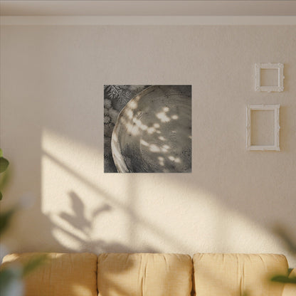 Ceramic Bowl Watercolor Canvas Art | Warm Japandi Art