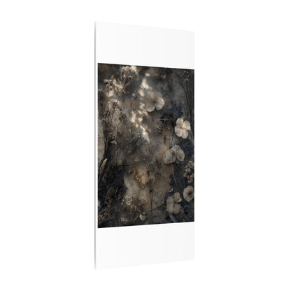 Winter Dried Flowers Texture Canvas Art | Elegant Decor