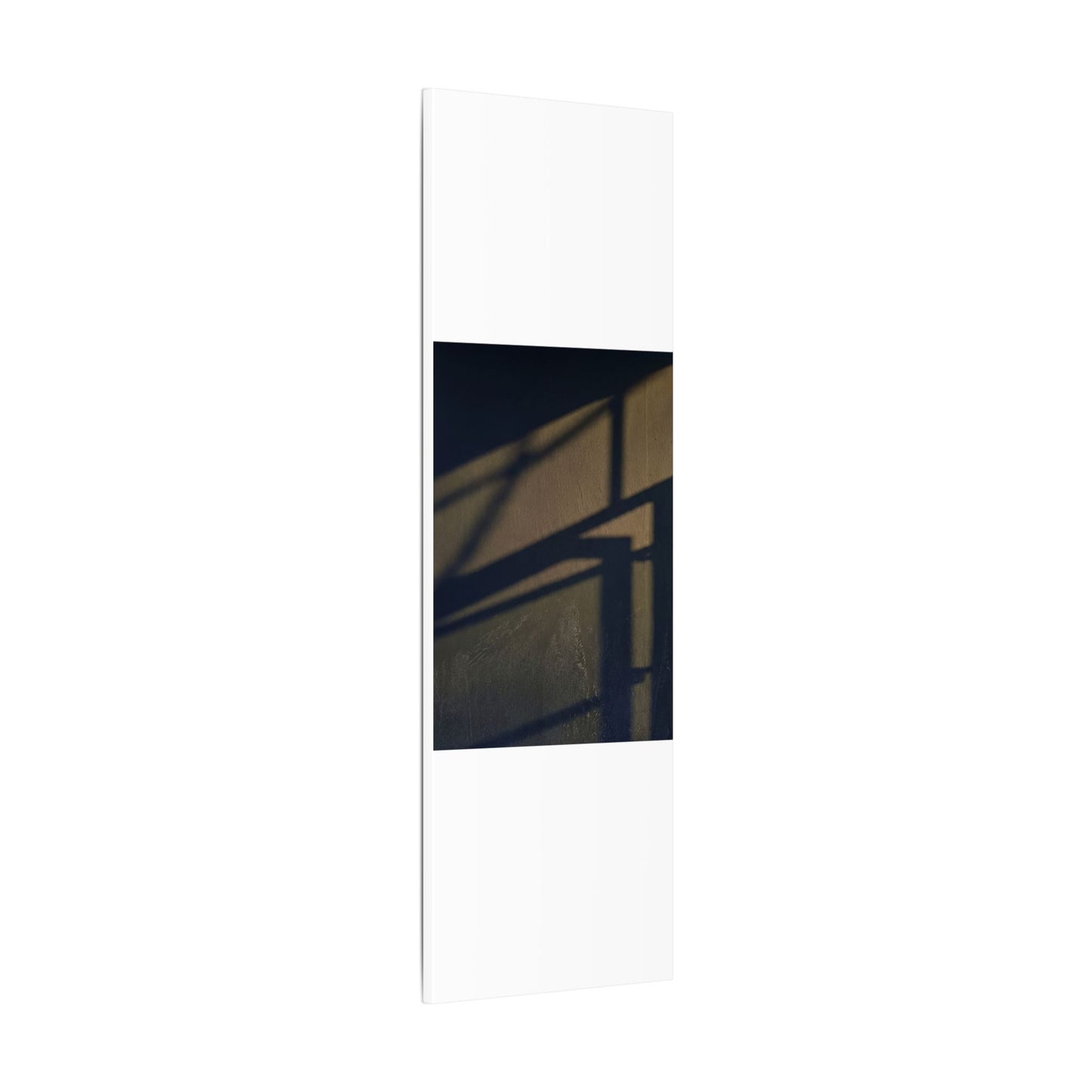 Sophisticated Shadow Play Canvas Art - Moody Minimal Dark Japandi