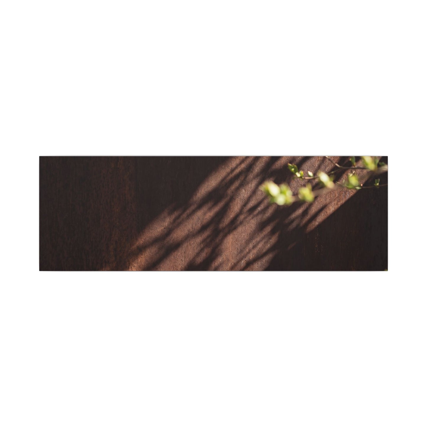 Rust Patina Moody Minimal Canvas Art | Sophisticated Dark Japandi Art