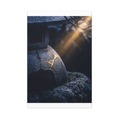 Ma Moonlit Garden Canvas Art - Kintsugi Broken Beauty
