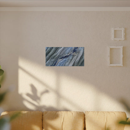 Moonlight Silk Drape Canvas Art - Japandi Mono No Aware