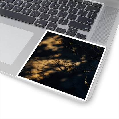 Spring Shadow Play Moody Minimal Sticker | Luxurious Decor
