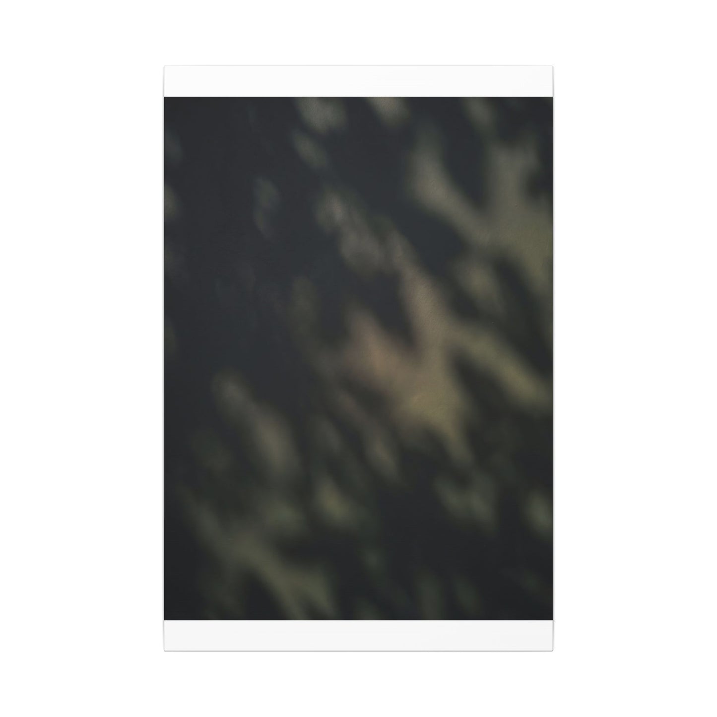 Dappled Shadow Play Canvas Art - Dark Japandi Ma