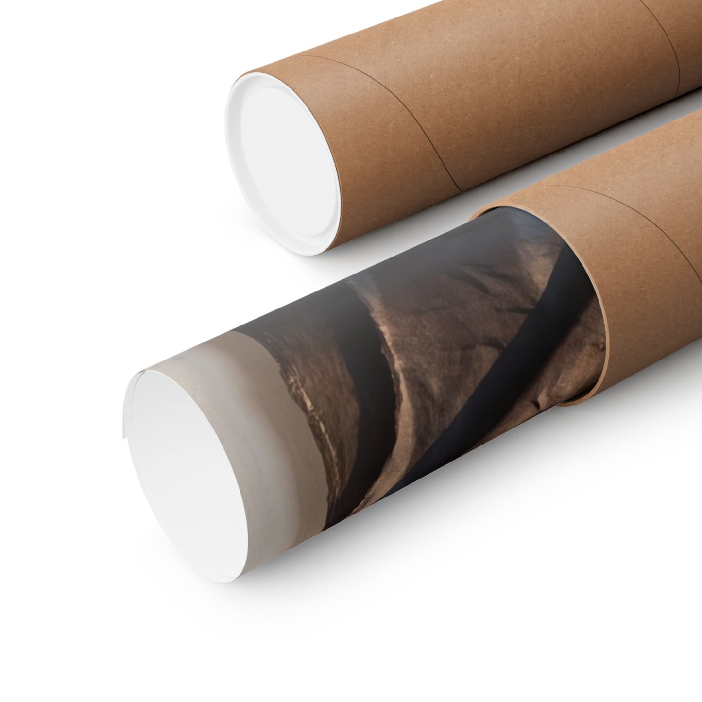 Dark Japandi Silk Drape in Golden Hour | Dark Texture Wall Art Print