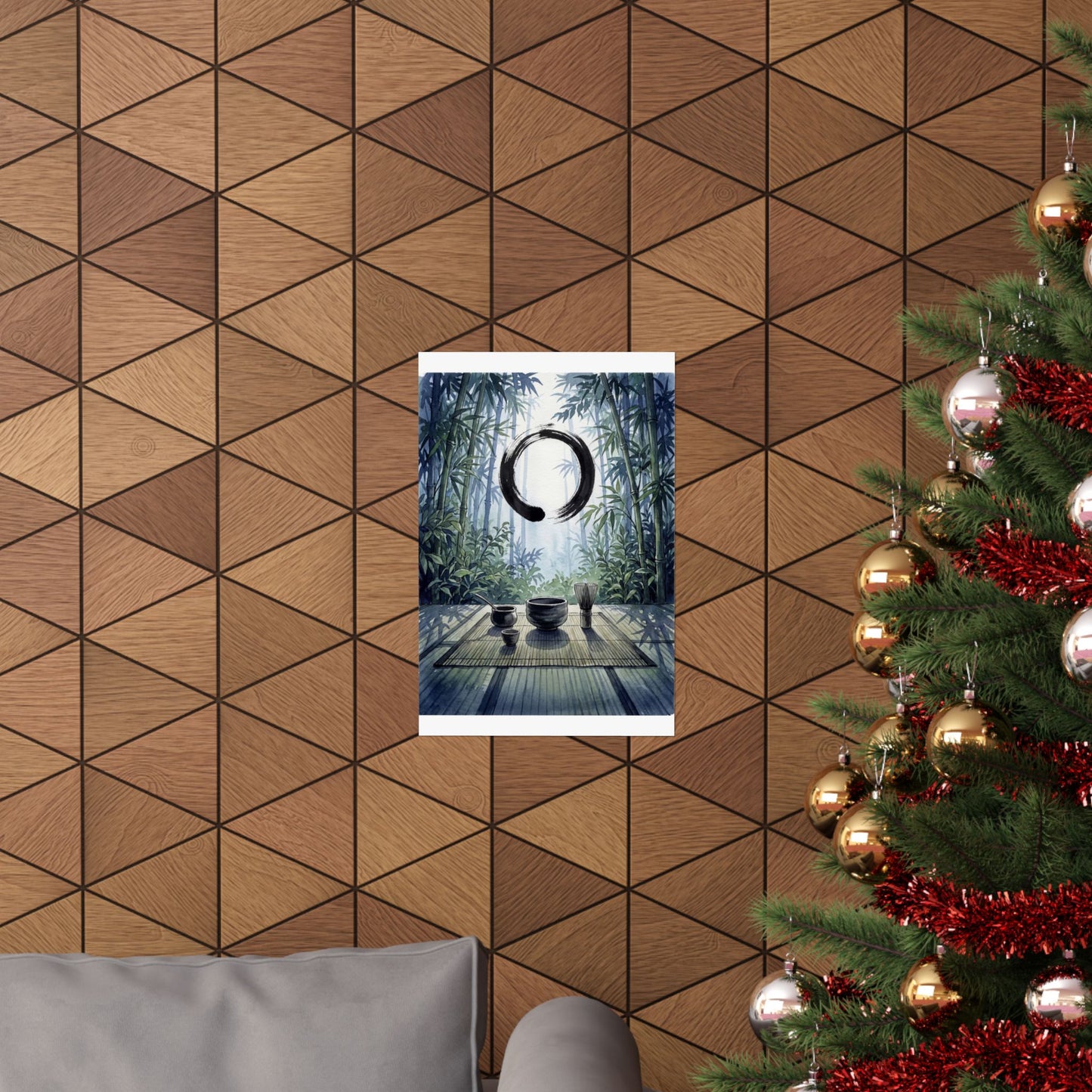 Summer Tea Ceremony Enso Wall Art Print | Peaceful Decor