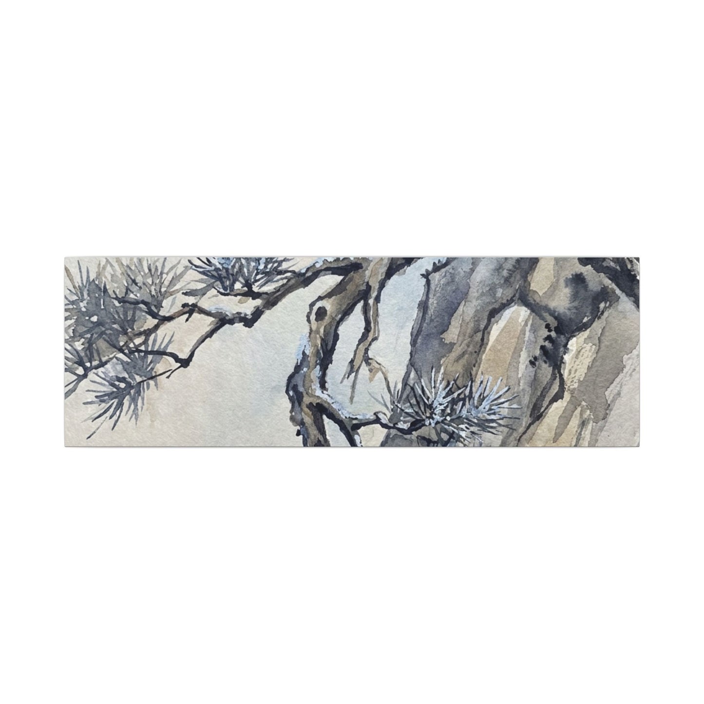 Moonlight Pine Tree Canvas Art - Japandi Seijaku
