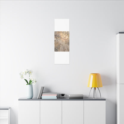Summer Cherry Blossom Texture Canvas Art | Neutral Decor