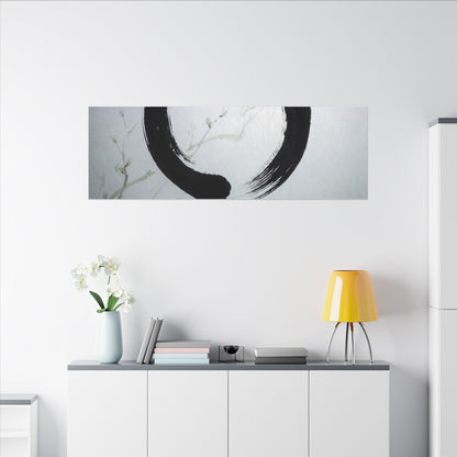 Tea Ceremony Enso Canvas Art | Peaceful Zen Art