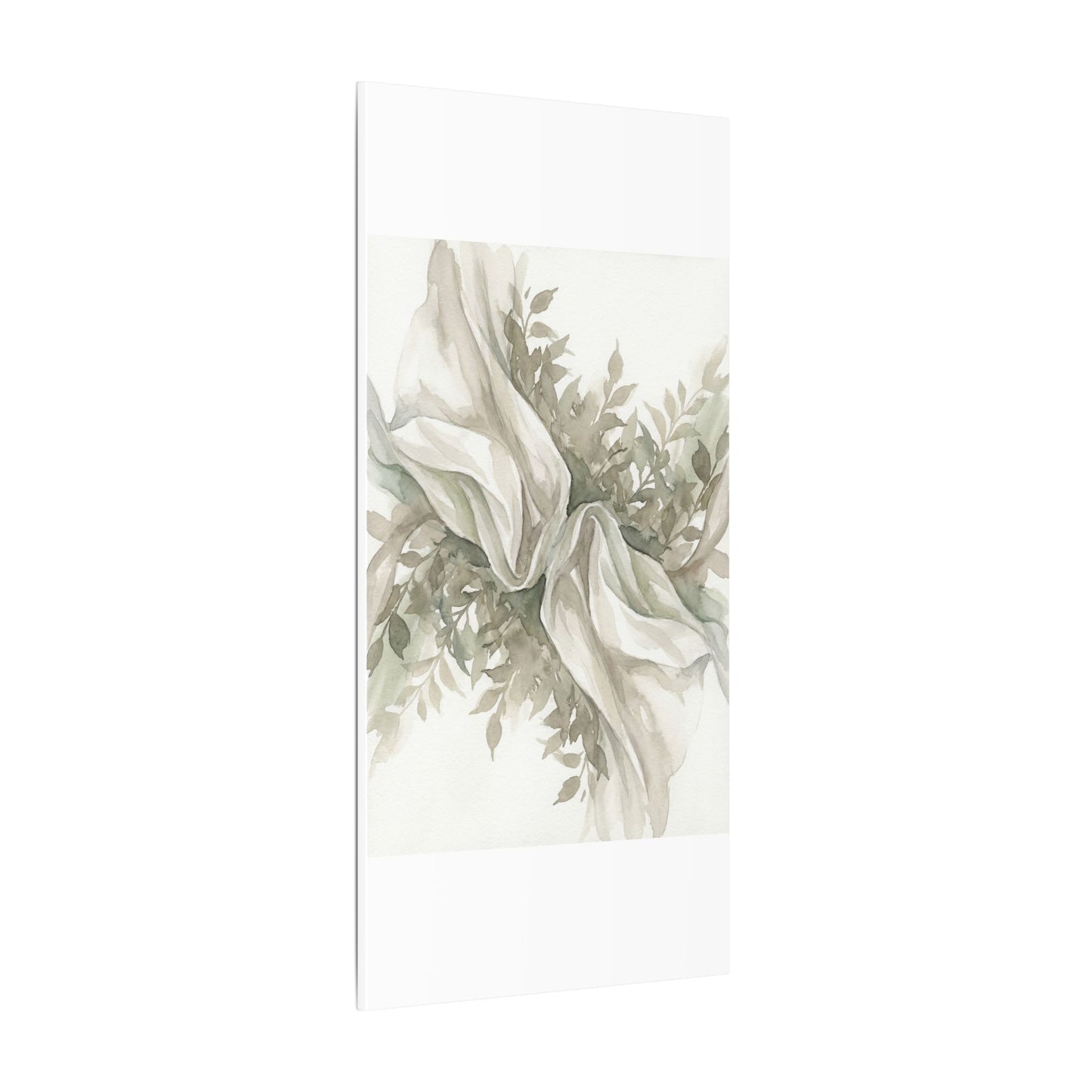 Summer Silk Drape Watercolor Canvas Art | Cozy Decor