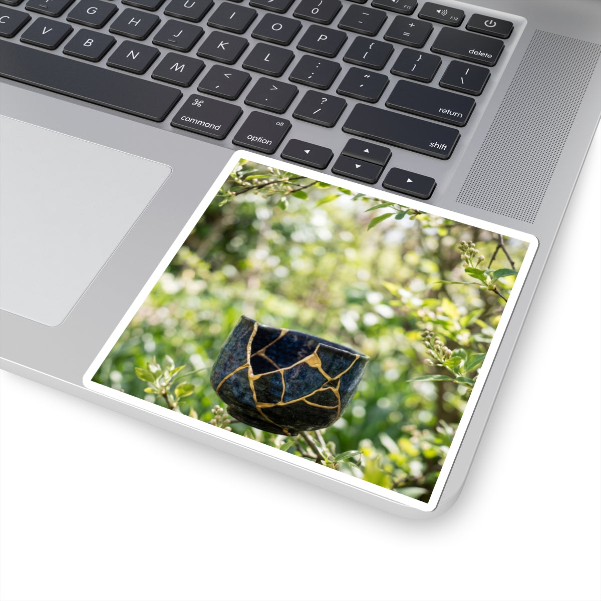 Dappled Broken Pottery Sticker - Kintsugi Ma Art Print