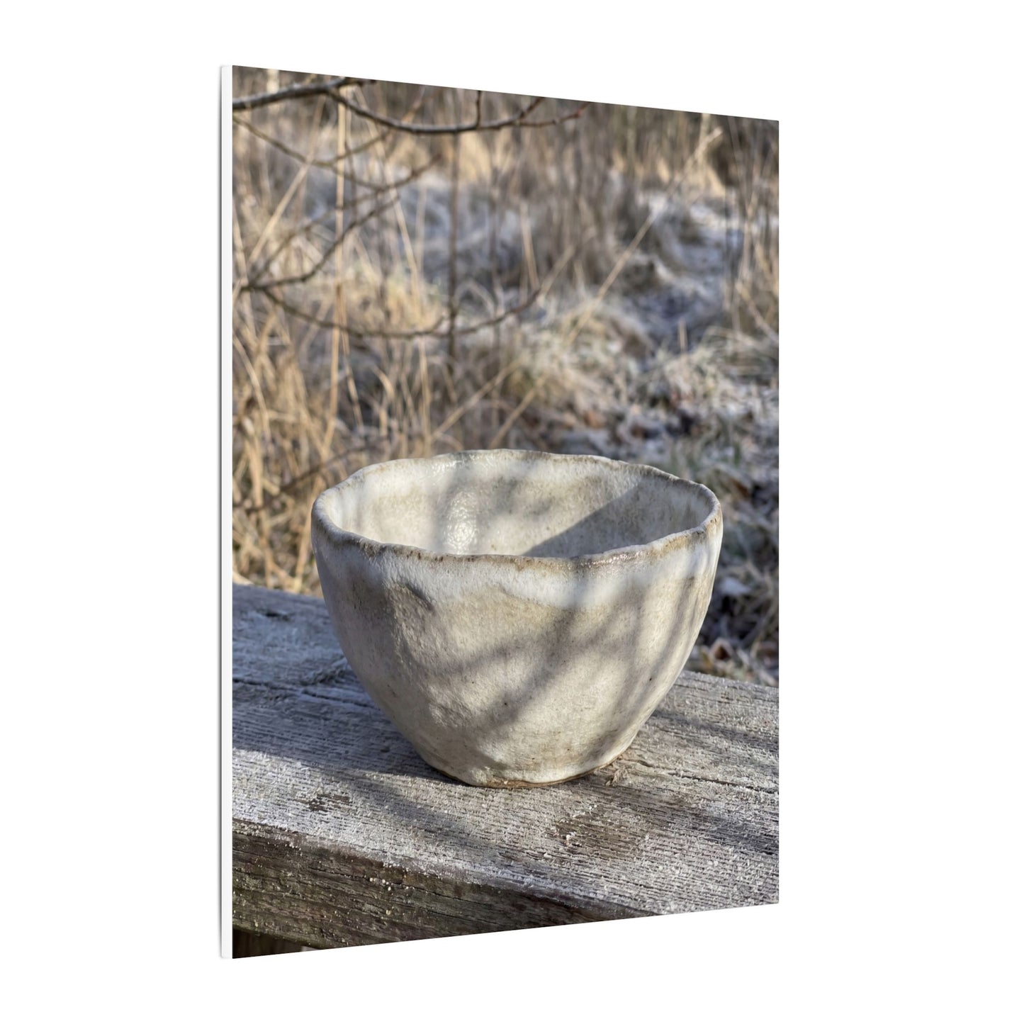 Dappled Ceramic Bowl Canvas Art - Japandi Fukinsei