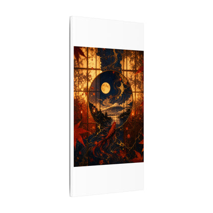 Beautiful Shoji Screen Canvas Art - Gold Vein Kintsugi
