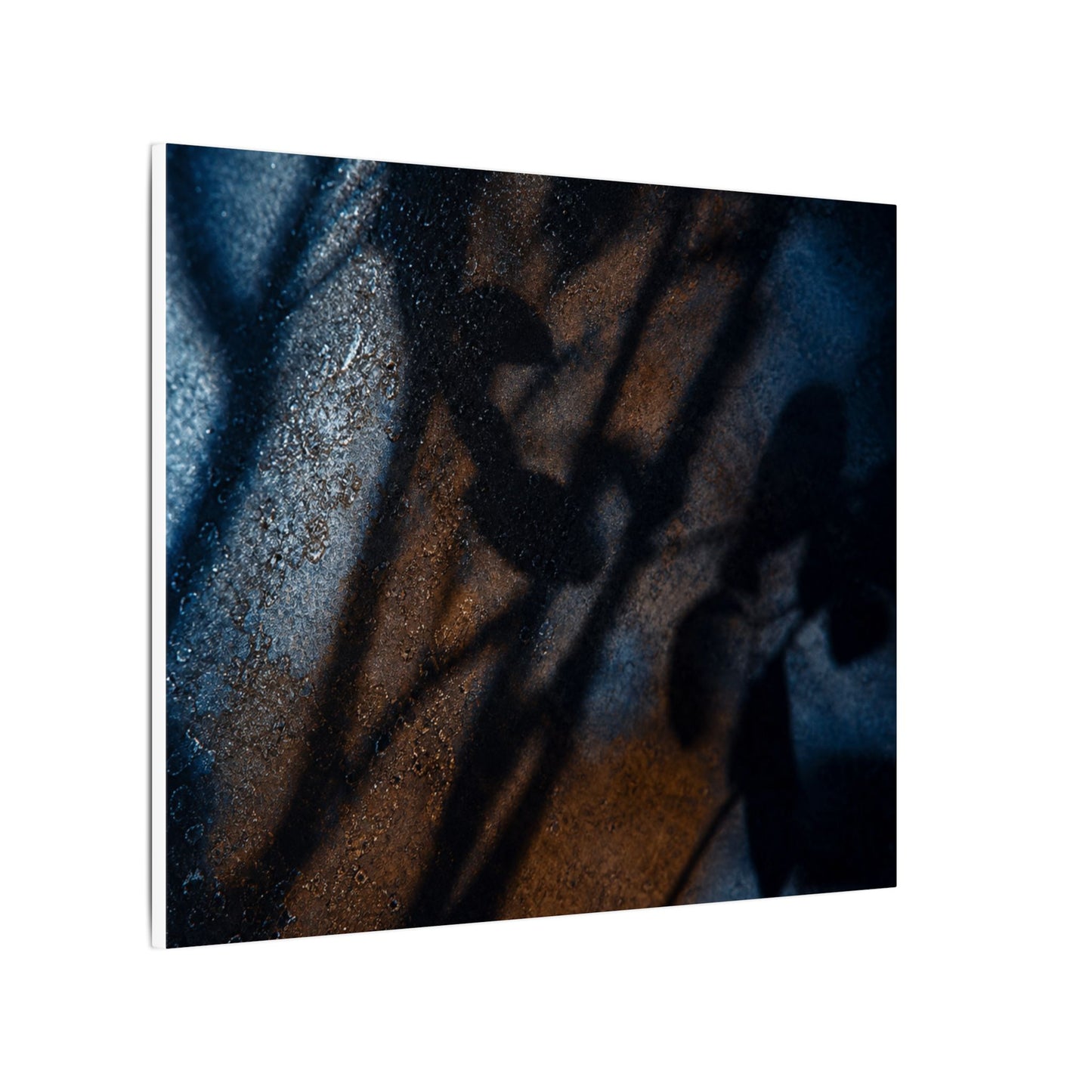 Moonlight Shadow Play Canvas Art - Dark Japandi Ma