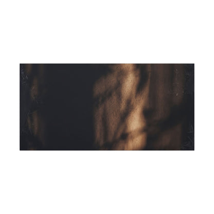 Winter Shadow Play Moody Minimal Canvas Art | Luxurious Decor