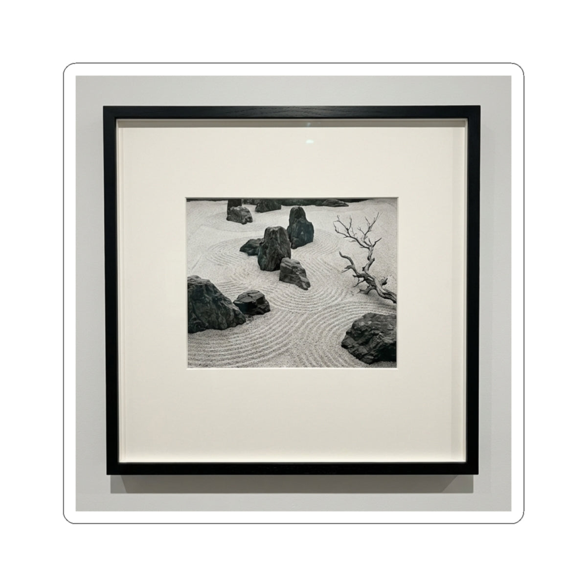 Karesansui Dry Zen Karesansui Sticker | Karesansui Dry Karesansui Art Print