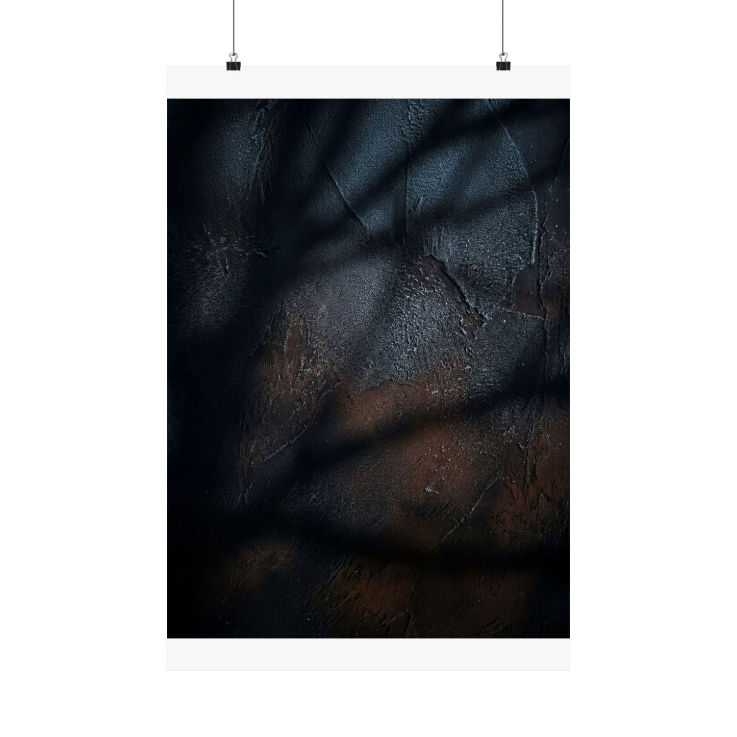 Shadow Play Wall Art Print | Winter Dark Japandi Moody Minimal Art Art Print