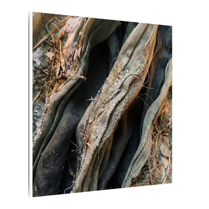 Silk Drape Winter Canvas Art | Japandi Cozy Design