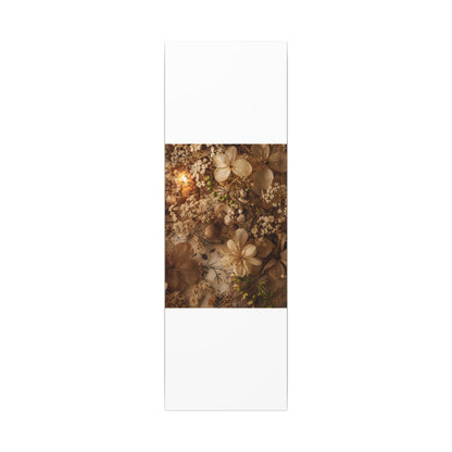 Spring Dried Flowers Japanese Pattern Canvas Art | Earthy Decor