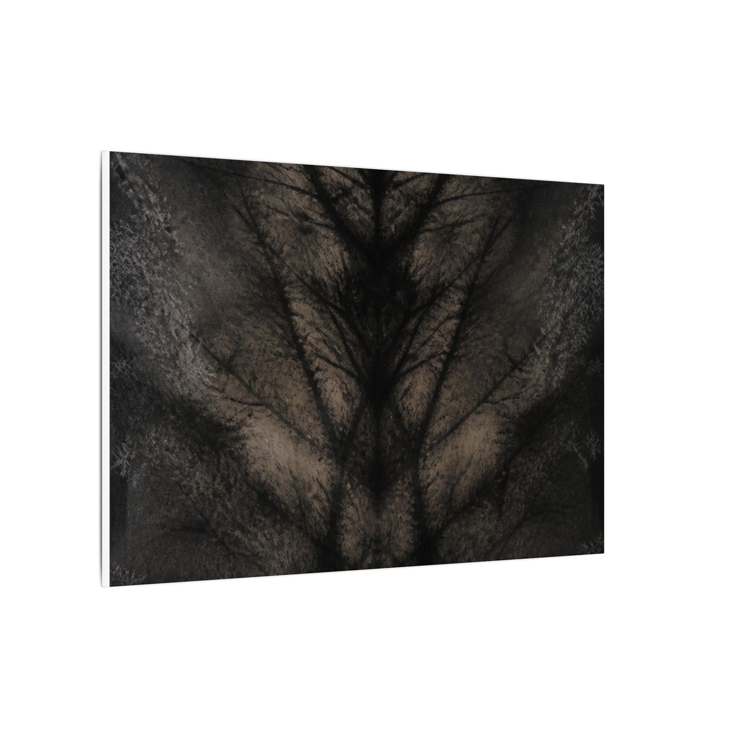 Seijaku Shadow Play Canvas Art - Dark Japandi Charcoal Ink