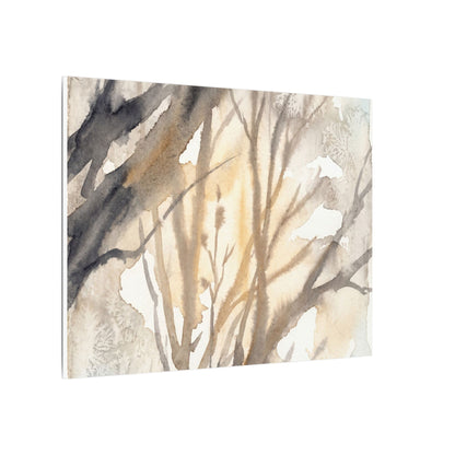 Ma Shadow Play Canvas Art - Japandi Watercolor