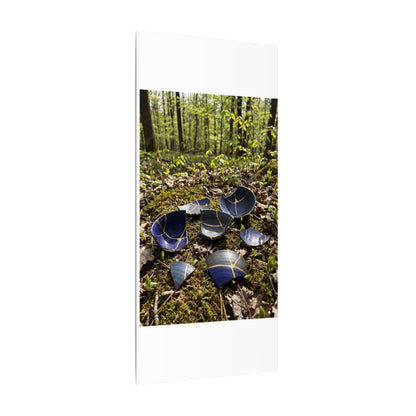 Philosophical Broken Pottery Canvas Art - Broken Beauty Kintsugi