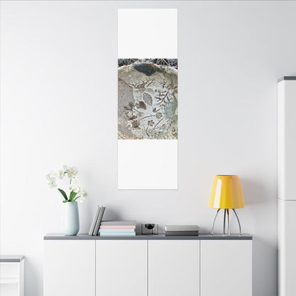 Ceramic Bowl Winter Canvas Art | Japandi Earthy Design