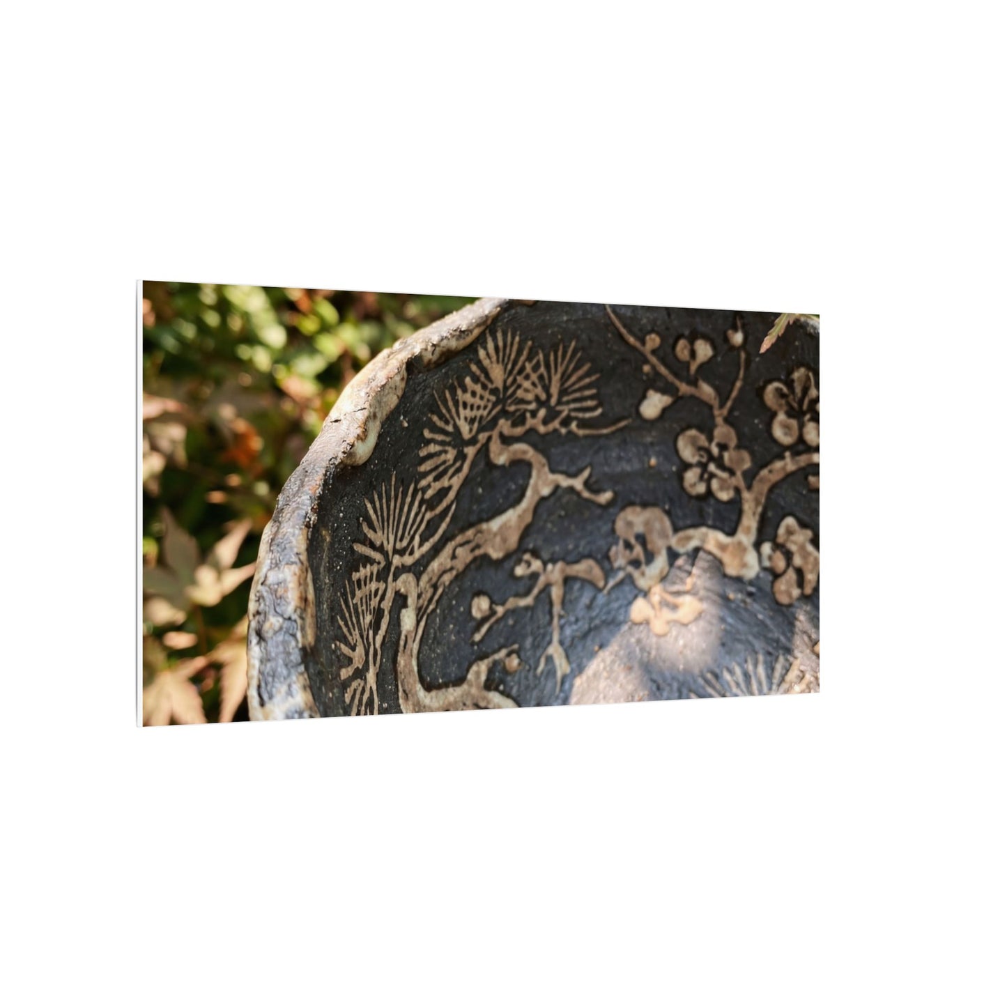 Ceramic Bowl Canvas Art | Summer Japandi Japanese Pattern Art