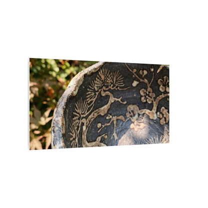 Ceramic Bowl Canvas Art | Summer Japandi Japanese Pattern Art