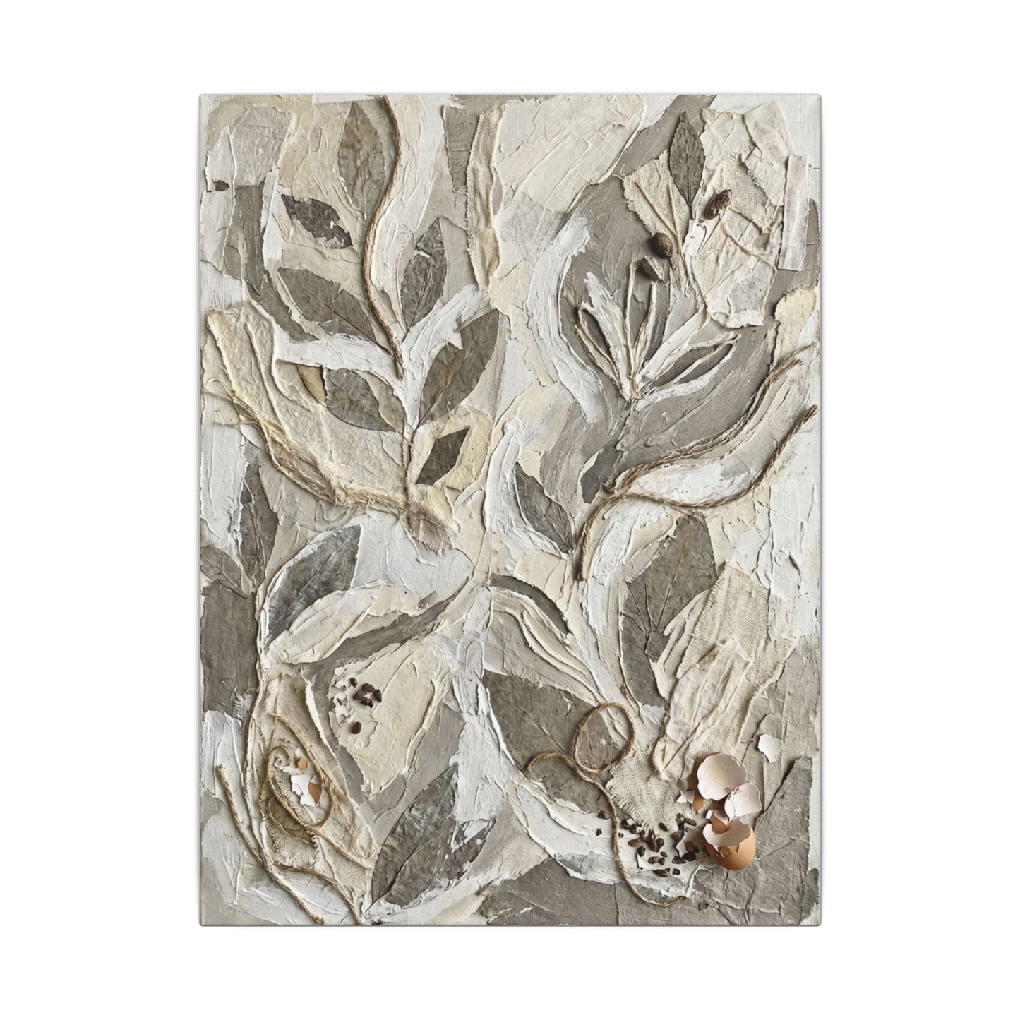 Japandi Textured Canvas Art