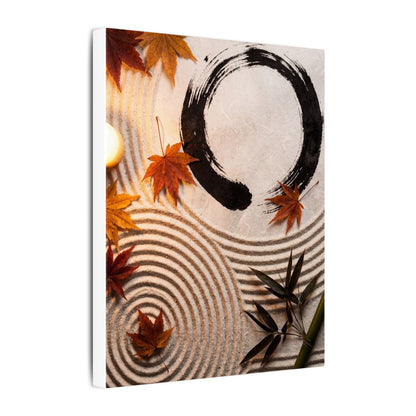 Tranquil Rock Garden Canvas Art - Enso Zen