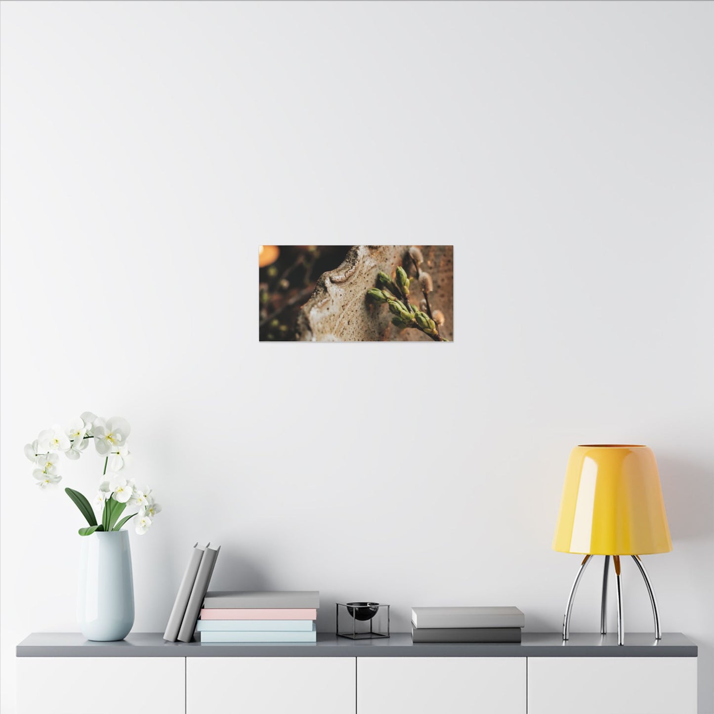 Overcast Ceramic Bowl Canvas Art - Japandi Ma