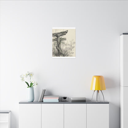 Torii Gate Summer Canvas Art | Zen Tranquil Design