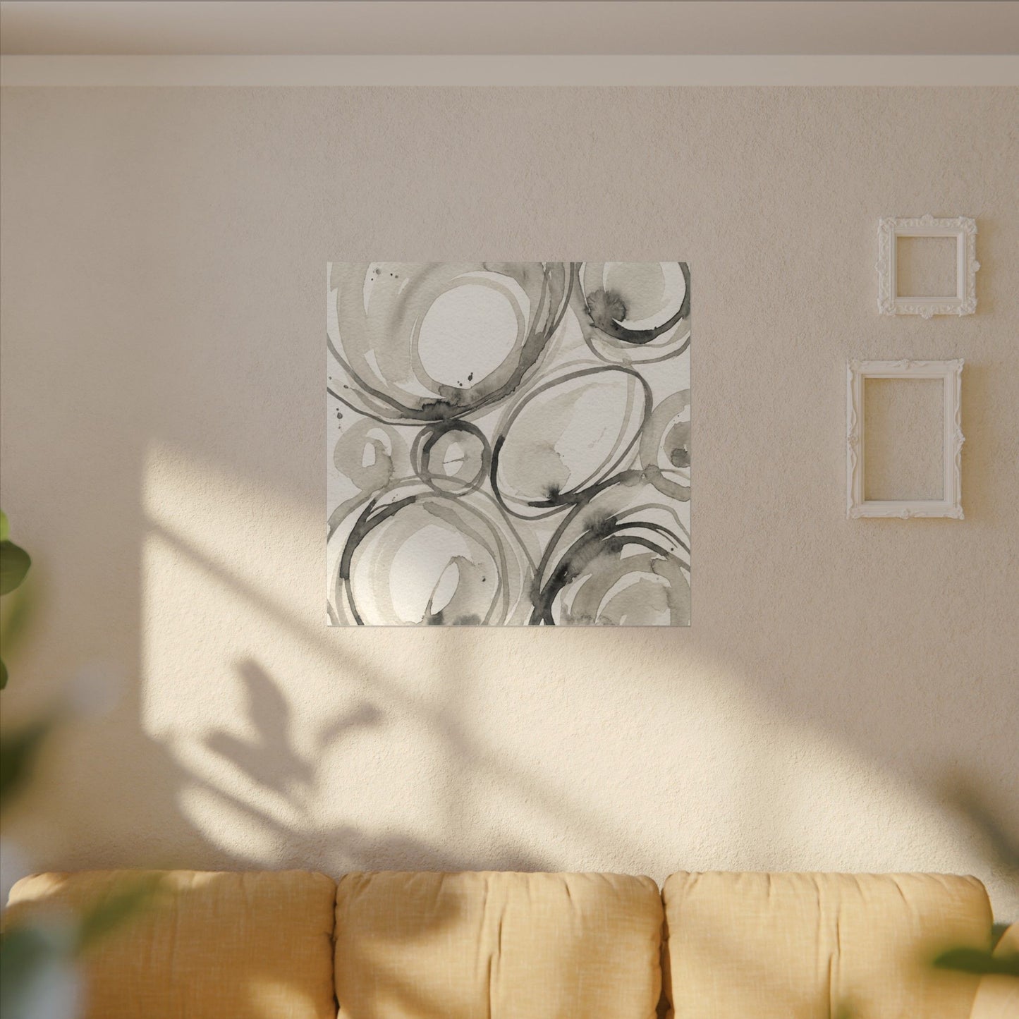 Handcrafted Feel Japandi Watercolor Canvas Art