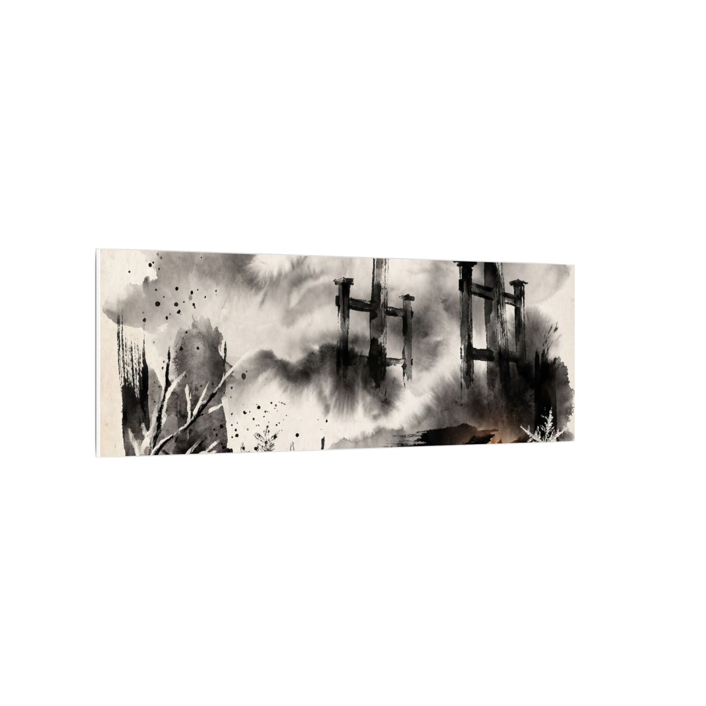 Candlelight Torii Gate Canvas Art - Zen Datsuzoku