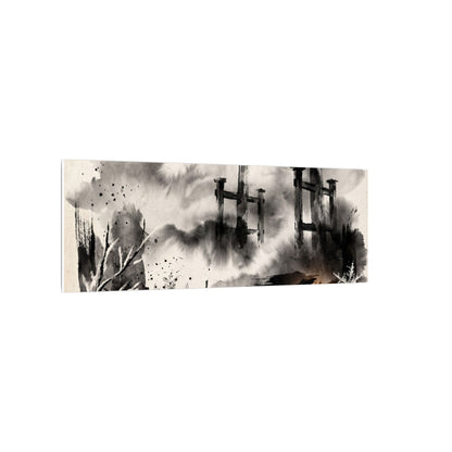 Candlelight Torii Gate Canvas Art - Zen Datsuzoku