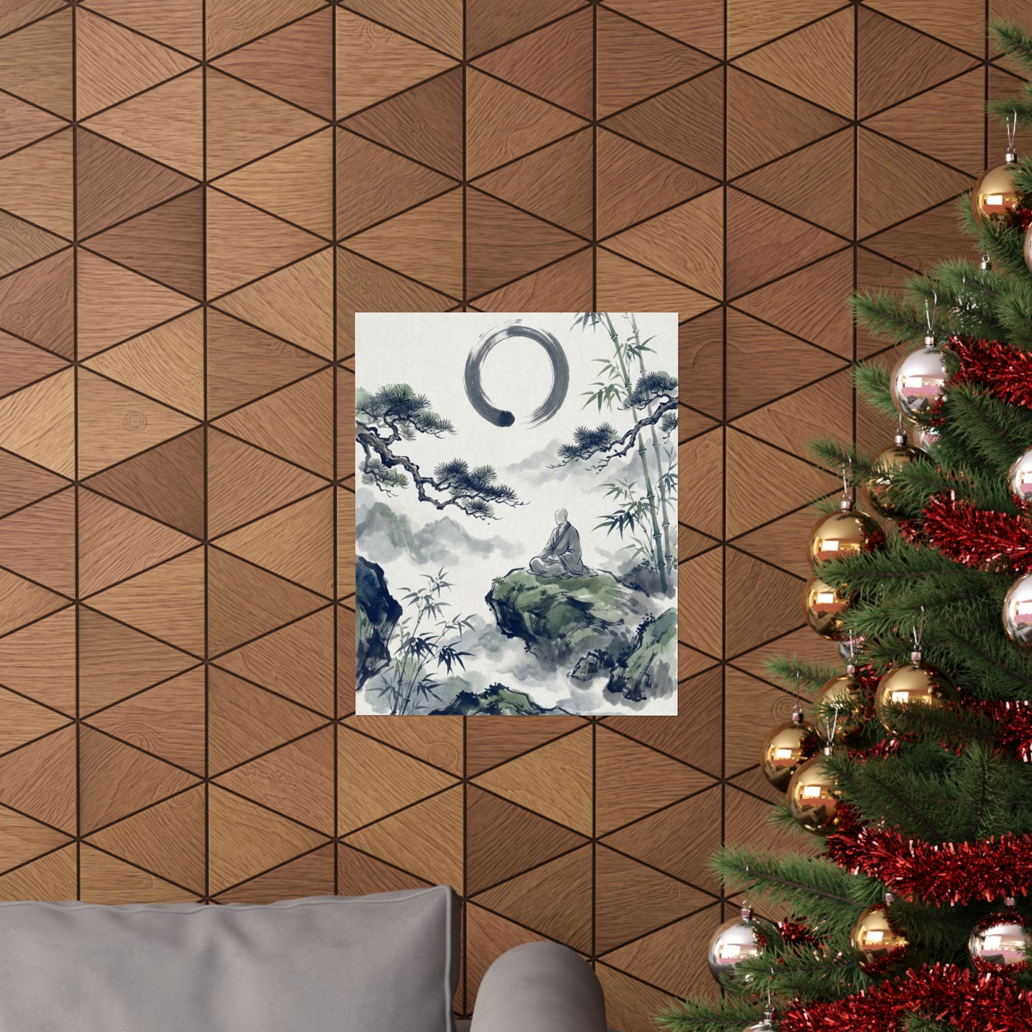 Zen Sumi-e Wall Art Print