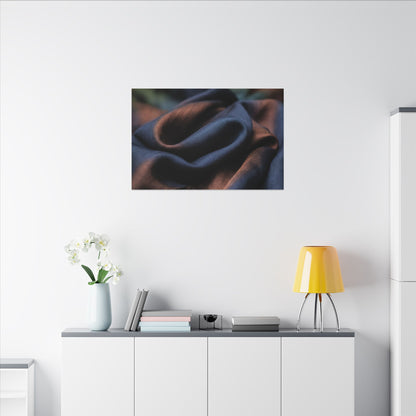 Summer Silk Drape Shadow Zen Canvas Art | Sophisticated Decor