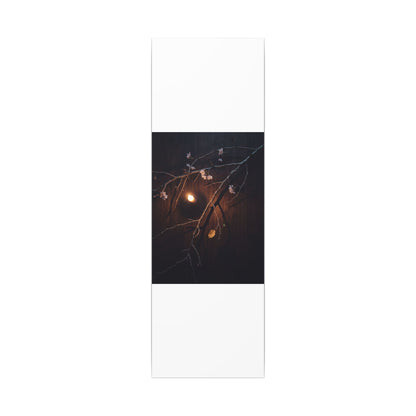 Datsuzoku Cherry Blossom Canvas Art - Dark Japandi Moody Minimal