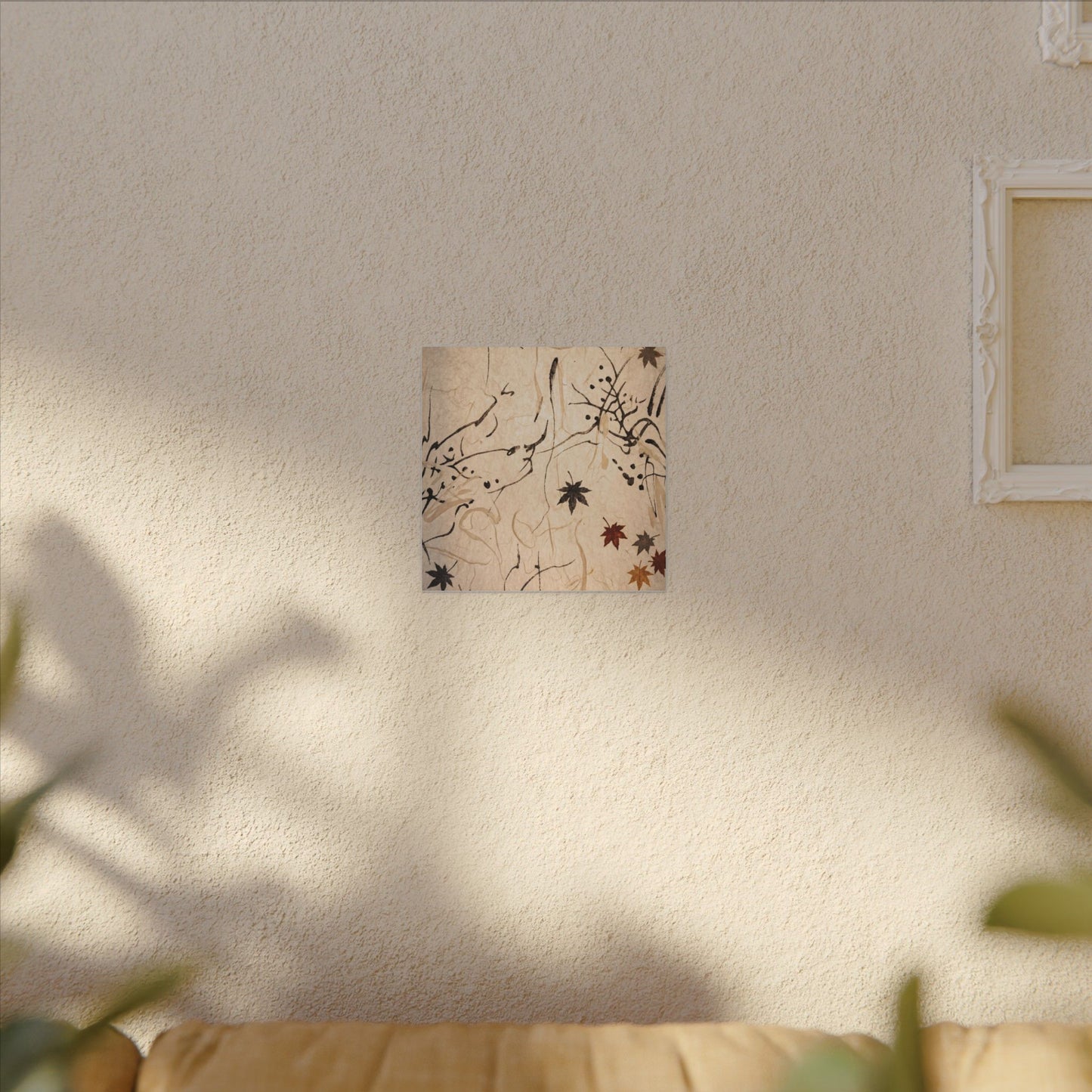Golden Hour Shoji Screen Canvas Art - Japandi Fukinsei