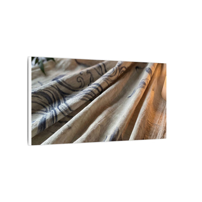 Fukinsei Silk Drape Canvas Art - Japandi Japanese Pattern