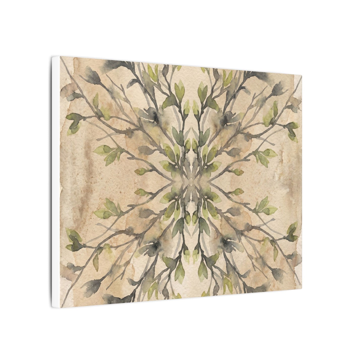 Shibui Shadow Play Canvas Art - Japandi Watercolor