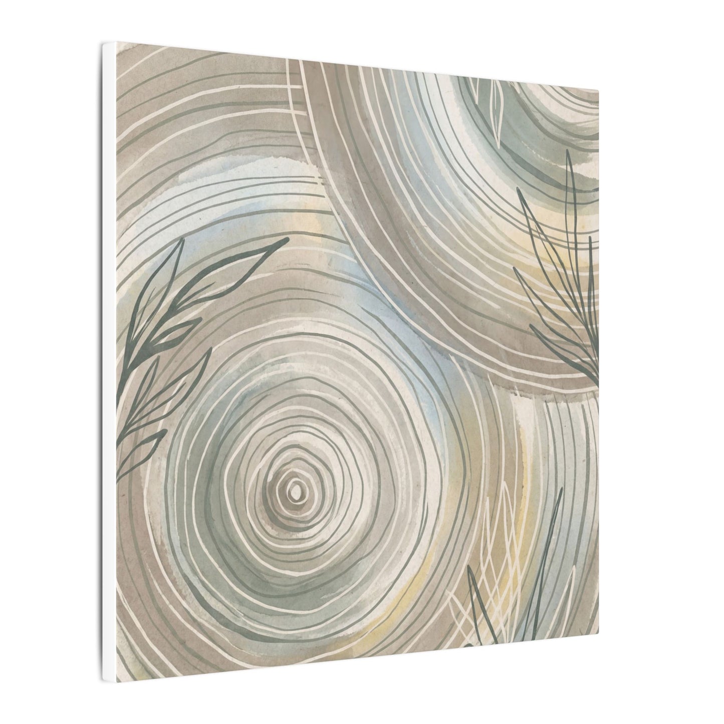 Kanso Water Ripple Canvas Art - Japandi Minimal Line