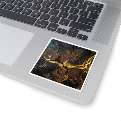 Kintsugi Broken Beauty Sticker Art Print