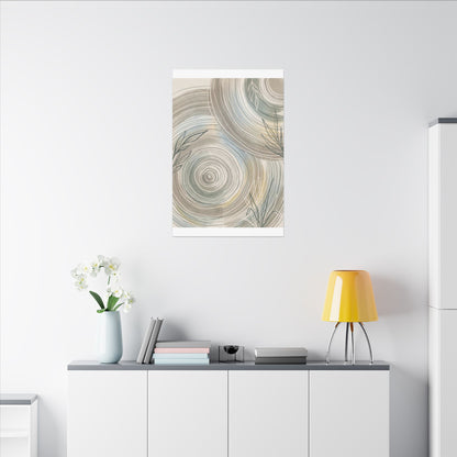 Kanso Water Ripple Canvas Art - Japandi Minimal Line