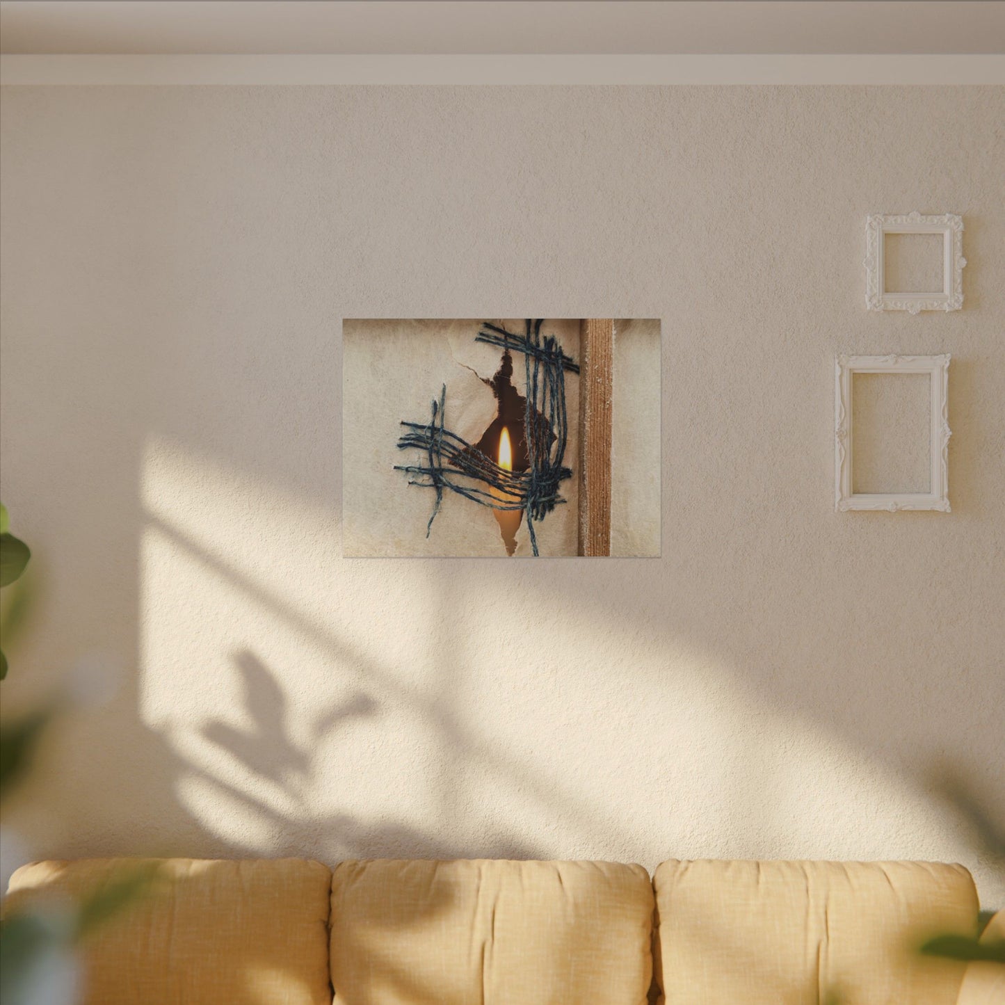 Winter Shoji Screen Broken Beauty Canvas Art | Resilient Decor