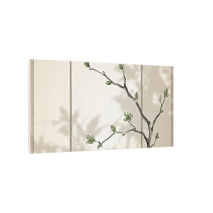 Shoji Screen Spring Canvas Art | Japandi Cozy Design