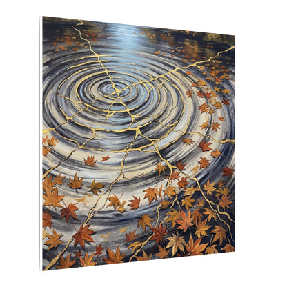 Moonlight Water Ripple Canvas Art - Kintsugi Fukinsei